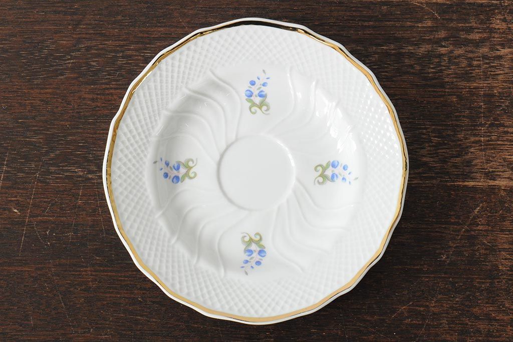 R-044013　中古　ハンガリー　HOLLOHAZA(ホロハーザ)　Pannonia(パノニア)　バラ(薔薇)　カップ&ソーサー2客セット(洋食器)(R-044013) hollohazaの通販