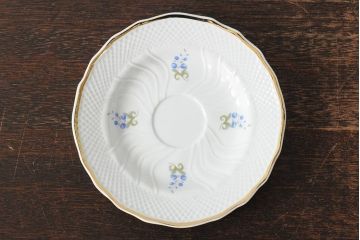 中古　ハンガリー　HOLLOHAZA(ホロハーザ)　Pannonia(パノニア)　バラ(薔薇)　カップ&ソーサー2客セット(洋食器)(R-044013)