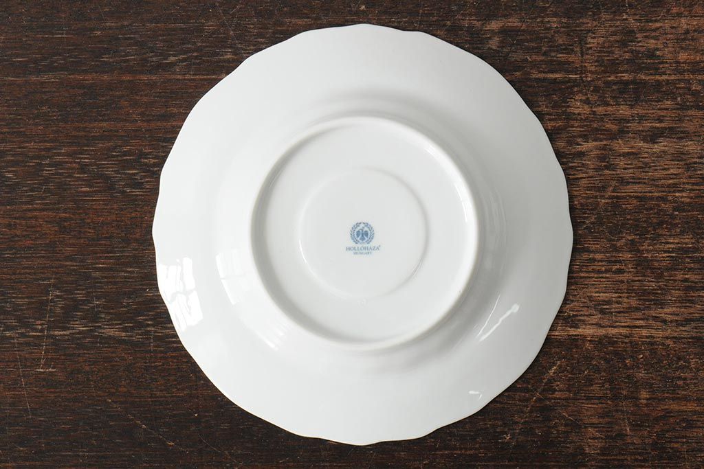 中古　ハンガリー　HOLLOHAZA(ホロハーザ)　Pannonia(パノニア)　バラ(薔薇)　カップ&ソーサー2客セット(洋食器)(R-044013)