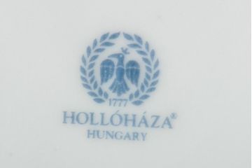 中古　ハンガリー　HOLLOHAZA(ホロハーザ)　Pannonia(パノニア)　バラ(薔薇)　カップ&ソーサー2客セット(洋食器)(R-044013)