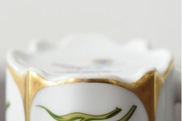 中古　ハンガリー　HOLLOHAZA(ホロハーザ)　Laura(ラウラ)　カップ&ソーサー6客セット(コーヒーカップ、洋食器)(R-044015)