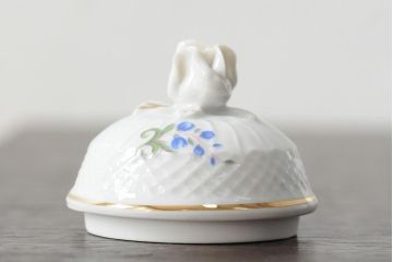 中古　ハンガリー　HOLLOHAZA(ホロハーザ)　Pannonia(パノニア)　カップ&ソーサー3客・クリーマー・シュガーポット　ティーセット(洋食器)(R-044016)