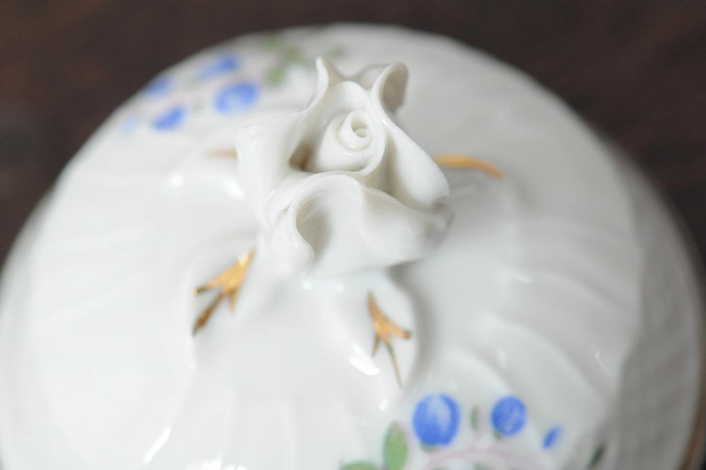 中古　ハンガリー　HOLLOHAZA(ホロハーザ)　Pannonia(パノニア)　カップ&ソーサー3客・クリーマー・シュガーポット　ティーセット(洋食器)(R-044016)