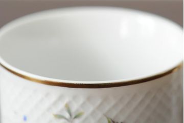 中古　ハンガリー　HOLLOHAZA(ホロハーザ)　Pannonia(パノニア)　カップ&ソーサー3客・クリーマー・シュガーポット　ティーセット(洋食器)(R-044016)