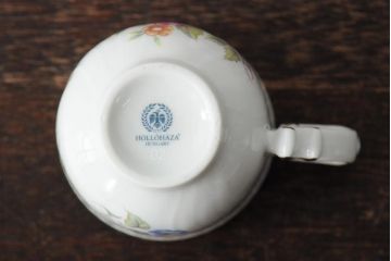 中古　ハンガリー　HOLLOHAZA(ホロハーザ)　Pannonia(パノニア)　カップ&ソーサー3客・クリーマー・シュガーポット　ティーセット(洋食器)(R-044016)