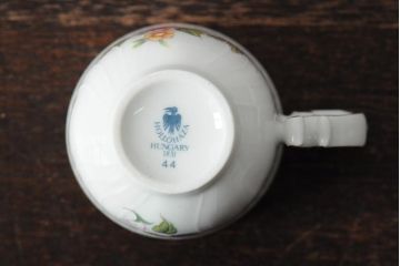 中古　ハンガリー　HOLLOHAZA(ホロハーザ)　Pannonia(パノニア)　カップ&ソーサー3客・クリーマー・シュガーポット　ティーセット(洋食器)(R-044016)