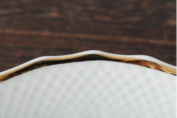 中古　ハンガリー　HOLLOHAZA(ホロハーザ)　Pannonia(パノニア)　カップ&ソーサー3客・クリーマー・シュガーポット　ティーセット(洋食器)(R-044016)