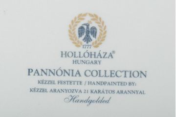 中古　ハンガリー　HOLLOHAZA(ホロハーザ)　Pannonia(パノニア)　プレート(トレー、変形皿、洋食器)(R-044019)