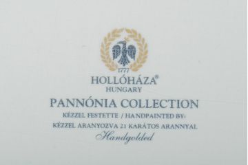 中古　ハンガリー　HOLLOHAZA(ホロハーザ)　Pannonia(パノニア)　プレート(トレー、変形皿、洋食器)(R-044020)