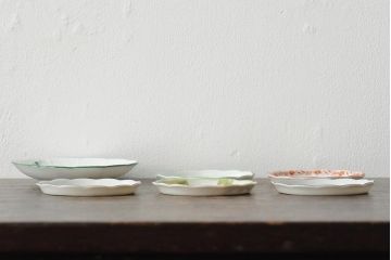 中古　ハンガリー　HEREND(ヘレンド)　VRH・VBOなど　プレート6枚セット(小皿、洋食器)(R-044022)