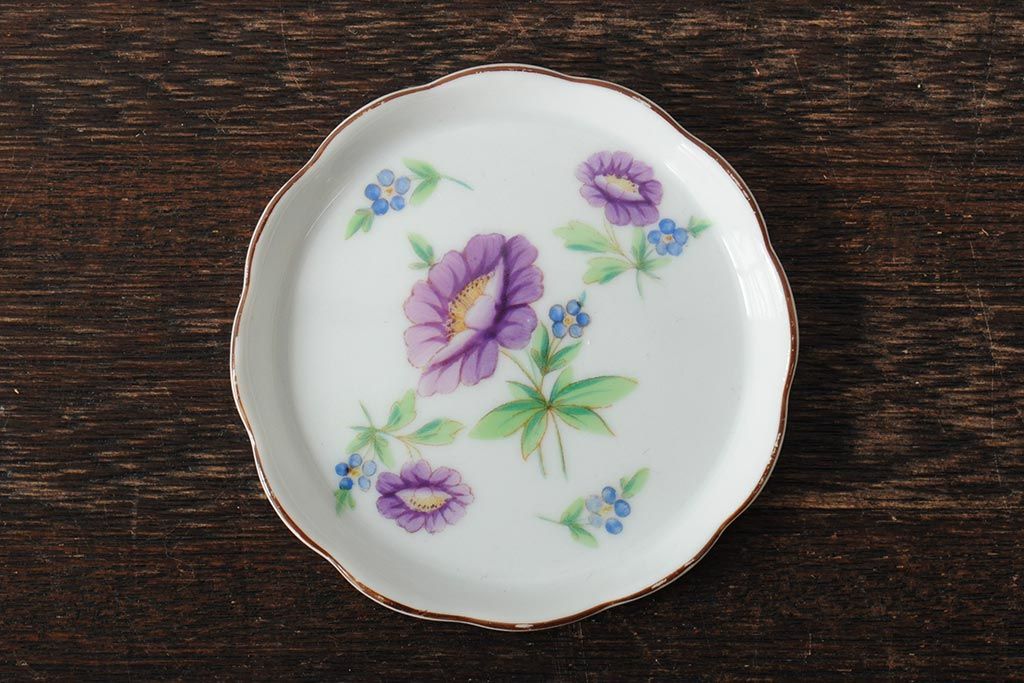 中古　ハンガリー　HEREND(ヘレンド)　VRH・VBOなど　プレート6枚セット(小皿、洋食器)(R-044022)