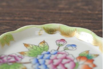 中古　ハンガリー　HEREND(ヘレンド)　VRH・VBOなど　プレート6枚セット(小皿、洋食器)(R-044022)