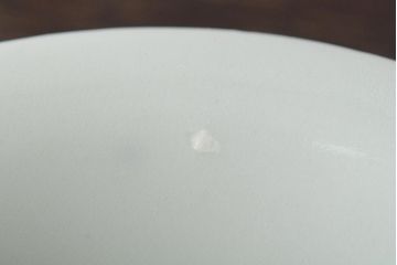 骨董　江戸明治期　陽刻白磁小皿4枚セット(伊万里焼、和食器)(R-044024)