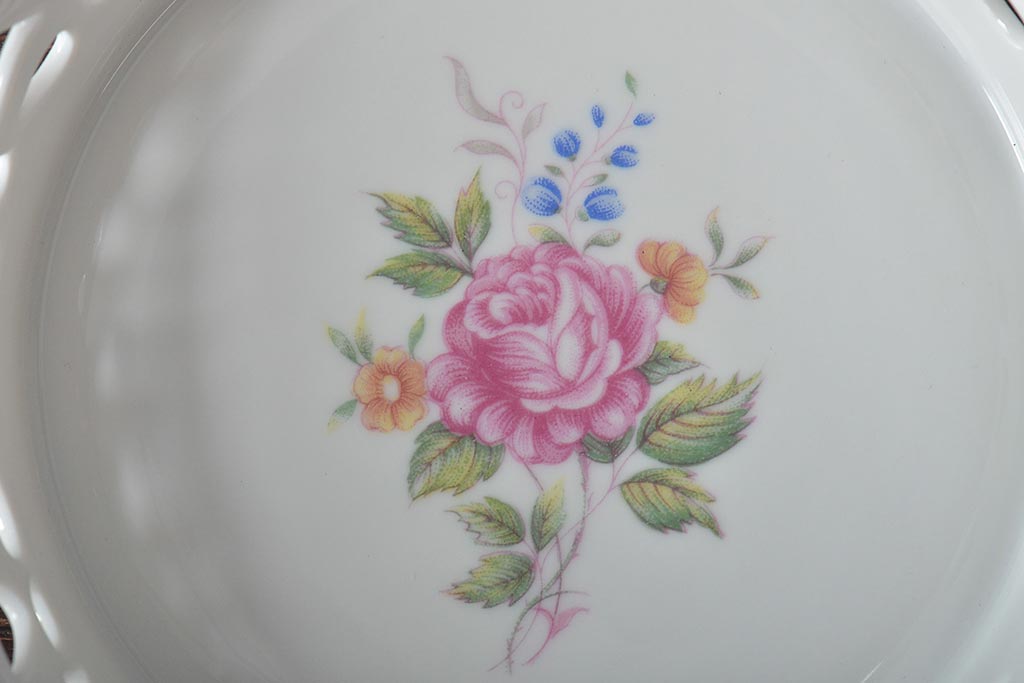 ビンテージ雑貨　HOLLOHAZA(ホロハーザ)　Schumann(シューマン)　洋食器など4点セット(深皿、キャンドルスタンド)(R-044028)