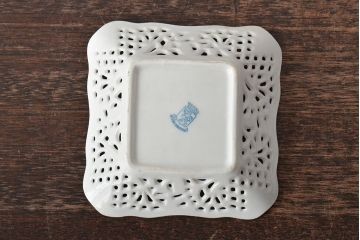 ビンテージ雑貨　HOLLOHAZA(ホロハーザ)　Schumann(シューマン)　洋食器など4点セット(深皿、キャンドルスタンド)(R-044028)