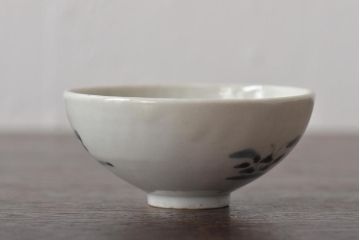 骨董　江戸期　古伊万里　染付　猪口など2点(小皿、向付)(R-044032)
