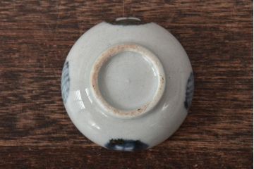 骨董　江戸期　古伊万里　染付　猪口など2点(小皿、向付)(R-044032)