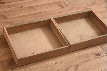 レトロ家具　昭和中期　ナラ材　昭和レトロな雰囲気たっぷりのガラスケース(ショーケース、陳列棚)(R-044036)