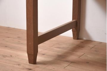 レトロ家具　昭和レトロ　昭和中期　ラワン材　昔懐かしい雰囲気の診察台(ソファベッド)(R-044043)