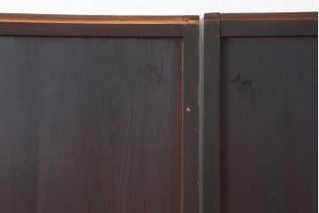 アンティーク建具　大正期　趣あふれる障子帯戸3枚セット(障子戸、格子戸、板戸、建具、引き戸)(R-044064)