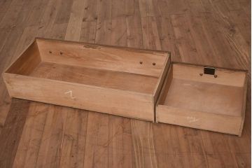 ヴィンテージ家具　ナラ材　味のある木肌が魅力的なチェスト(引き出し、衣装タンス、ビンテージ)(R-044068)