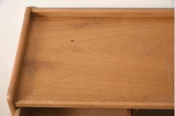 レトロ家具　昭和中期　淡いペイントが可愛らしいチェスト(引き出し、タンス)(R044071)