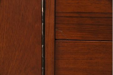 ヴィンテージ家具　北欧ビンテージ　チーク材　リメイク　木のぬくもり感じるローボード(収納棚、テレビボード、テレビ台)(R-044076)