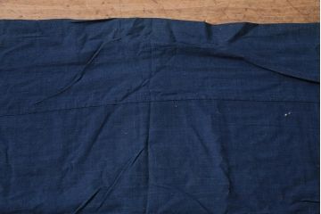 大正〜昭和初期　型染め木綿　古布リメイク布団カバー(藍染め)(R-044103)