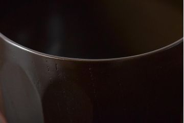 昭和期　平安象彦　八千代椀五客　九寸盆付(丸盆、共箱)(R-044109)