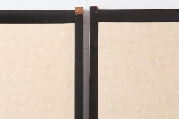 レトロ建具　昭和レトロ　トクサ(木賊)が和の雰囲気を演出するふすま2枚セット(建具、引き戸、仕切り戸)(R-044113)
