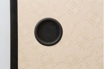 レトロ建具　昭和レトロ　トクサ(木賊)が和の雰囲気を演出するふすま2枚セット(建具、引き戸、仕切り戸)(R-044113)