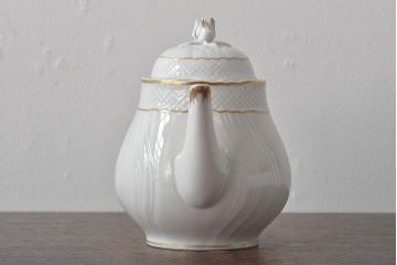 中古　ハンガリー　HOLLOHAZA(ホロハーザ)　Pannonia(パノニア)　ティーポット(洋食器)(R-044123)