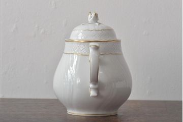 中古　ハンガリー　HOLLOHAZA(ホロハーザ)　Pannonia(パノニア)　ティーポット(洋食器)(R-044123)