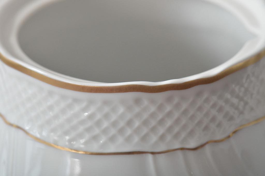 中古　ハンガリー　HOLLOHAZA(ホロハーザ)　Pannonia(パノニア)　ティーポット(洋食器)(R-044125)