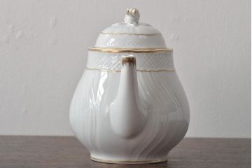 中古　ハンガリー　HOLLOHAZA(ホロハーザ)　Pannonia(パノニア)　ティーポット(洋食器)(R-044126)