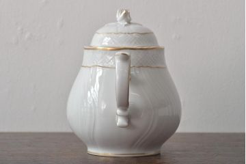 中古　ハンガリー　HOLLOHAZA(ホロハーザ)　Pannonia(パノニア)　ティーポット(洋食器)(R-044126)