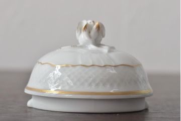 中古　ハンガリー　HOLLOHAZA(ホロハーザ)　Pannonia(パノニア)　ティーポット(洋食器)(R-044126)