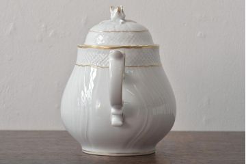 中古　ハンガリー　HOLLOHAZA(ホロハーザ)　Pannonia(パノニア)　ティーポット(洋食器)(R-044127)