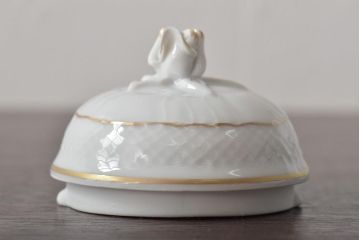 中古　ハンガリー　HOLLOHAZA(ホロハーザ)　Pannonia(パノニア)　ティーポット(洋食器)(R-044127)