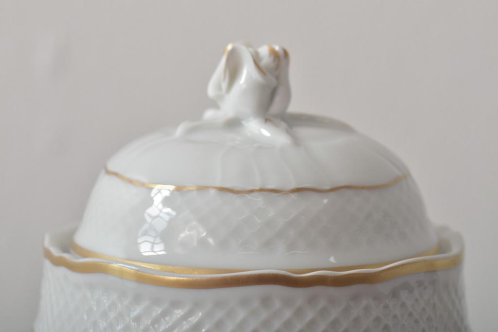 中古　ハンガリー　HOLLOHAZA(ホロハーザ)　Pannonia(パノニア)　ティーポット(洋食器)(R-044127)