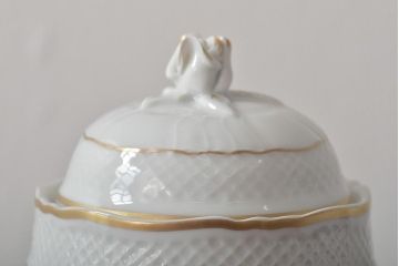 中古　ハンガリー　HOLLOHAZA(ホロハーザ)　Pannonia(パノニア)　ティーポット(洋食器)(R-044127)