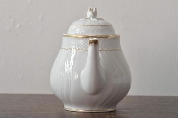 中古　ハンガリー　HOLLOHAZA(ホロハーザ)　Pannonia(パノニア)　ティーポット(洋食器)(R-044128)