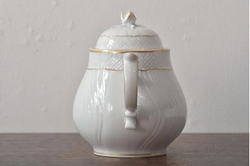 中古　ハンガリー　HOLLOHAZA(ホロハーザ)　Pannonia(パノニア)　ティーポット(洋食器)(R-044129)