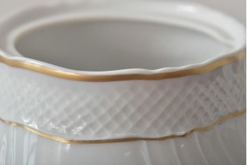 中古　ハンガリー　HOLLOHAZA(ホロハーザ)　Pannonia(パノニア)　ティーポット(洋食器)(R-044129)