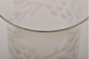 デンマーク製　Ronhoff　真鍮　気品のある切子の燭台(卓上ランプ、テーブルランプ、北欧)(R-044132)