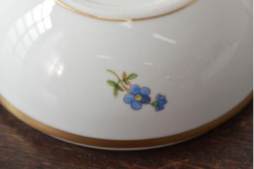 中古　ハンガリー　HEREND(ヘレンド)　ボンボン入れ・ミニチュアベース　2点セット(小物入れ、花瓶、花器、陶磁器)(R-044133)