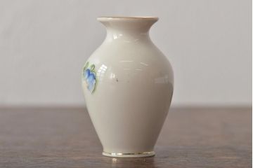 中古　ハンガリー　HEREND(ヘレンド)　ボンボン入れ・ミニチュアベース　2点セット(小物入れ、花瓶、花器、陶磁器)(R-044133)