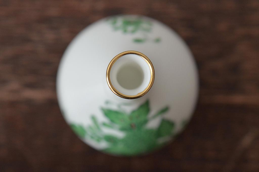 中古　ハンガリー　HEREND(ヘレンド)　ミニチュアベース3点セット(花瓶、花器、陶磁器)(R-044134)