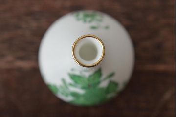 中古　ハンガリー　HEREND(ヘレンド)　ミニチュアベース3点セット(花瓶、花器、陶磁器)(R-044134)