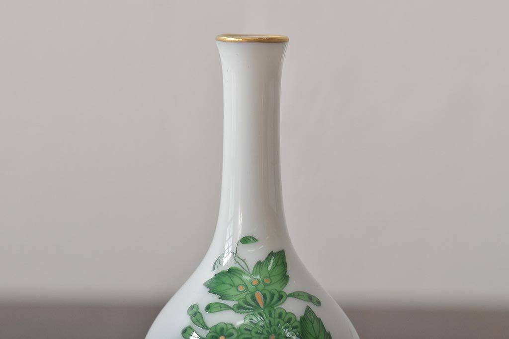 中古　ハンガリー　HEREND(ヘレンド)　ミニチュアベース3点セット(花瓶、花器、陶磁器)(R-044134)